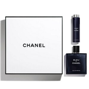 CHANEL,  CHANEL BLEU DE CHANEL 5 OZ. EAU DE PARFUM TWIST AND SPRAY SET , Item# BLO13198