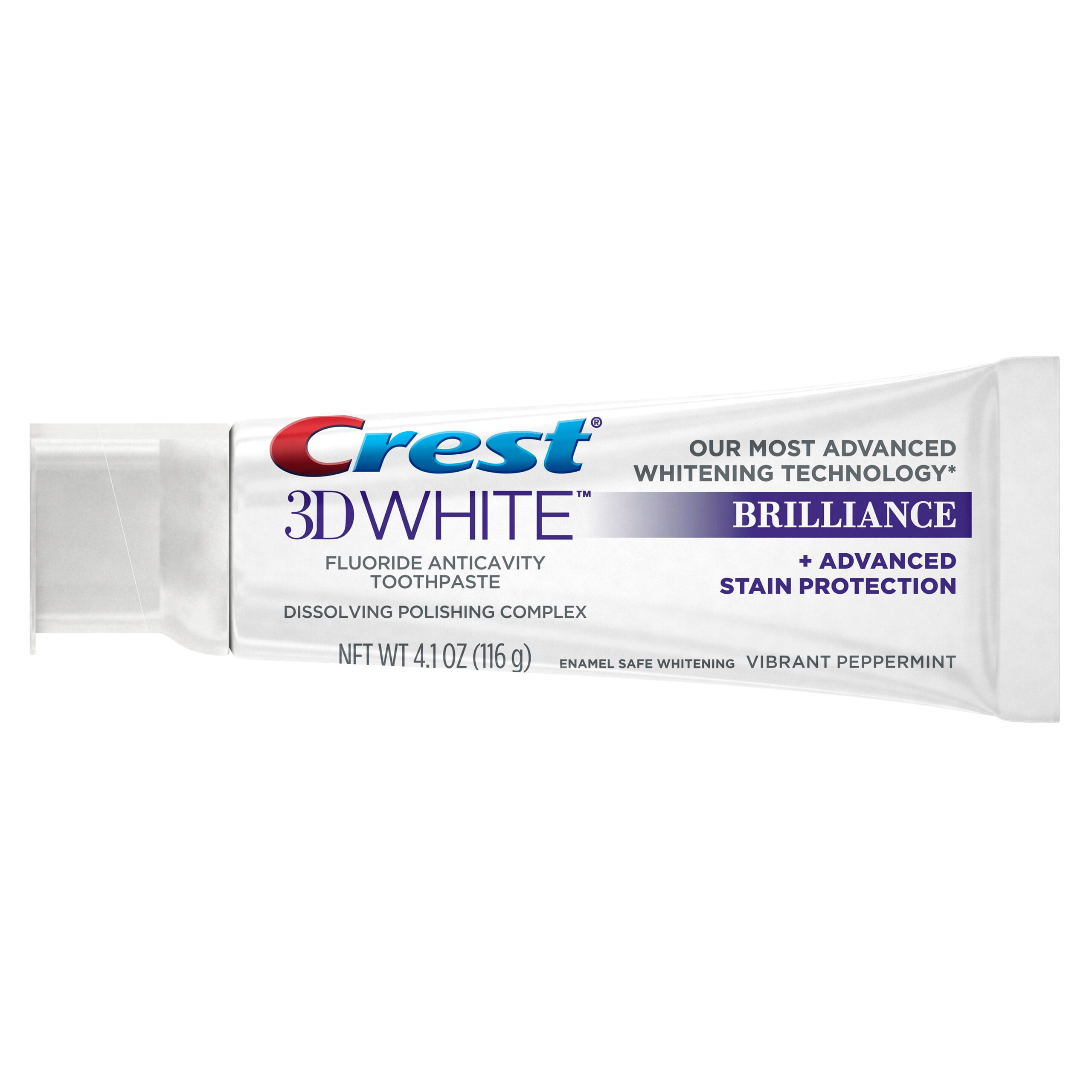097ae1b2-285a-4b21-9cb4-42669ee84ea5_1.664a6c5ed64479f526fee35510e9fd18 Crest 3D White Brilliance Vibrant Peppermint Toothpaste, 4.1 oz, Pack of 2, Item# BLO12759