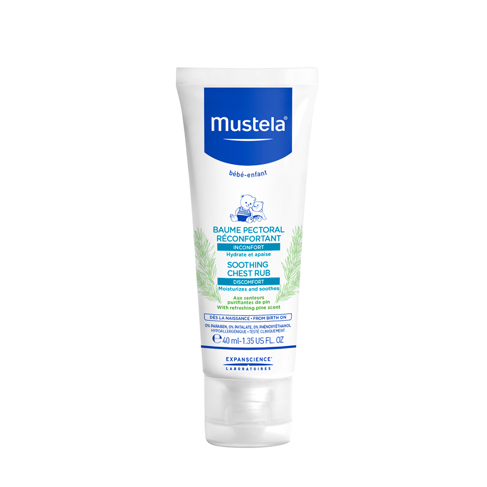 Mustela Baby Soothing Chest Rub with Refreshing Pine Scent 1.35 Oz, Item#  BLO12616