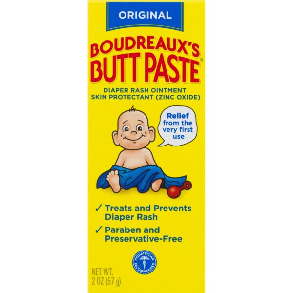 Boudreaux's Butt Paste Diaper Rash Ointment, Original, 2 Ounce, Item# BLO12443