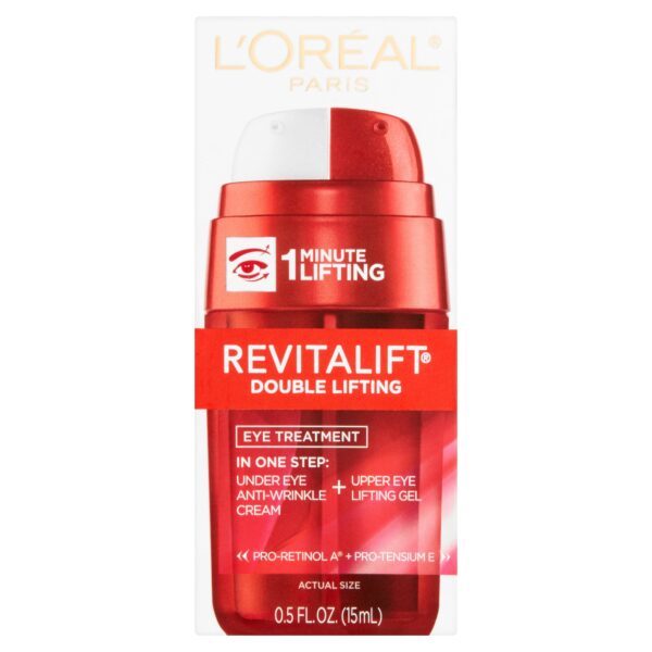 L'Oreal Paris Revitalift Double Lifting Eye Treatment, 0.5 fl. oz., Item# BLO12871