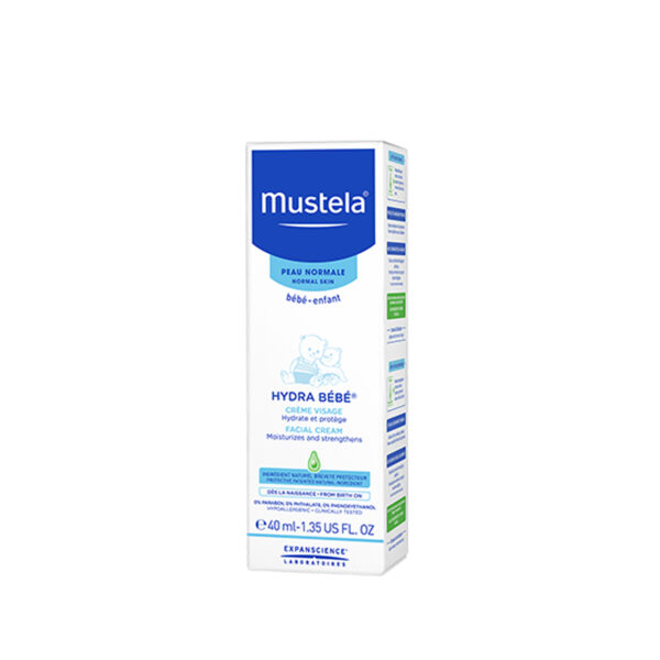 Mustela Hydra Bebe Facial Cream, Gentle Baby Face Cream 1.4 Oz, Item#  BLO12604