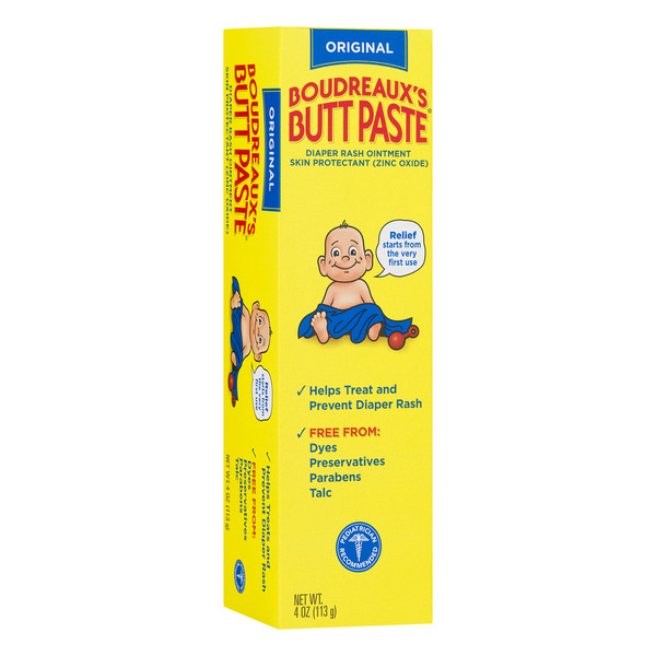 Boudreaux's Butt Paste Diaper Rash Ointment, Original, 4 oz, Item# BLO12408