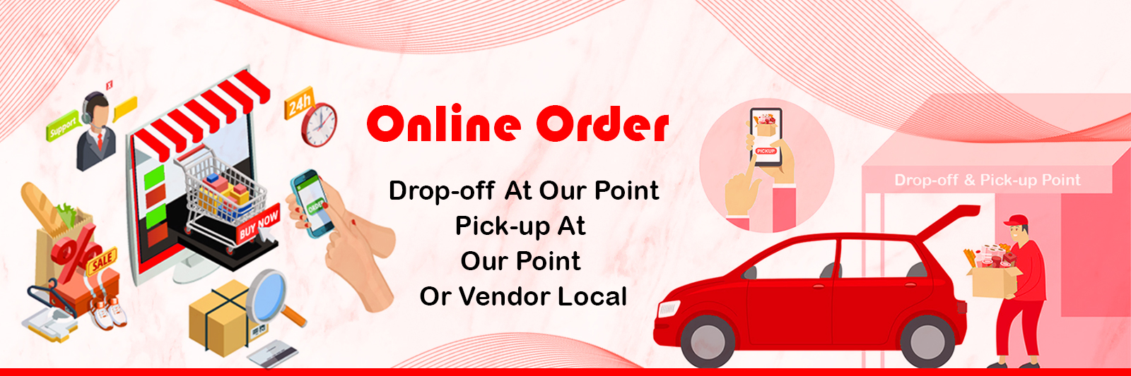 Our Point For Drop-off & Pick-up